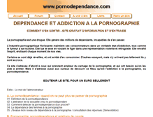 Tablet Screenshot of pornodependance.com